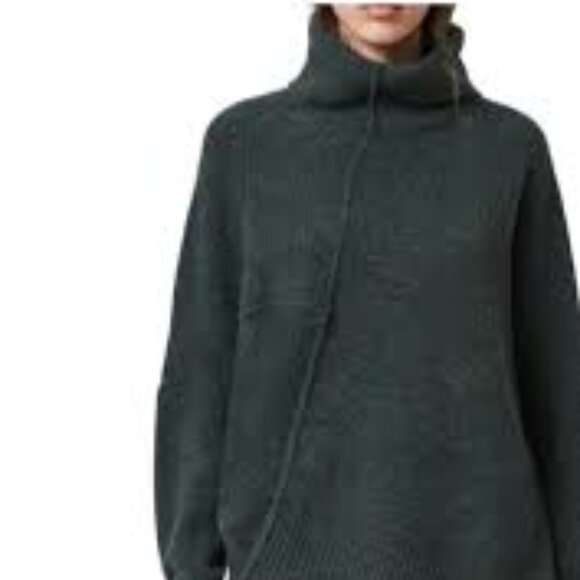 AllSaints Lock Mock Neck Sweater S - Picture 7 of 7